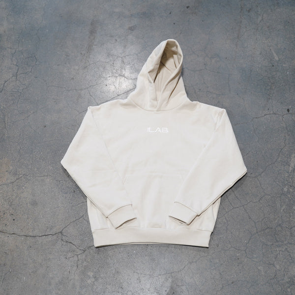 Oversized Premium LAB Hoodie | Cream