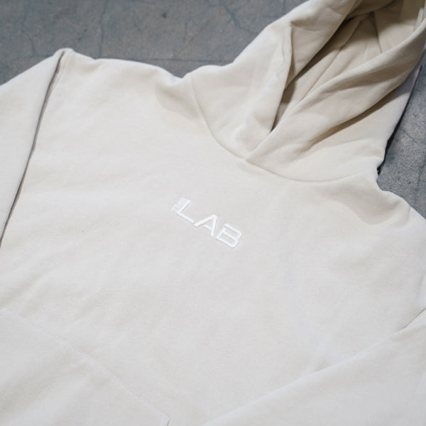 Oversized Premium LAB Hoodie | Cream