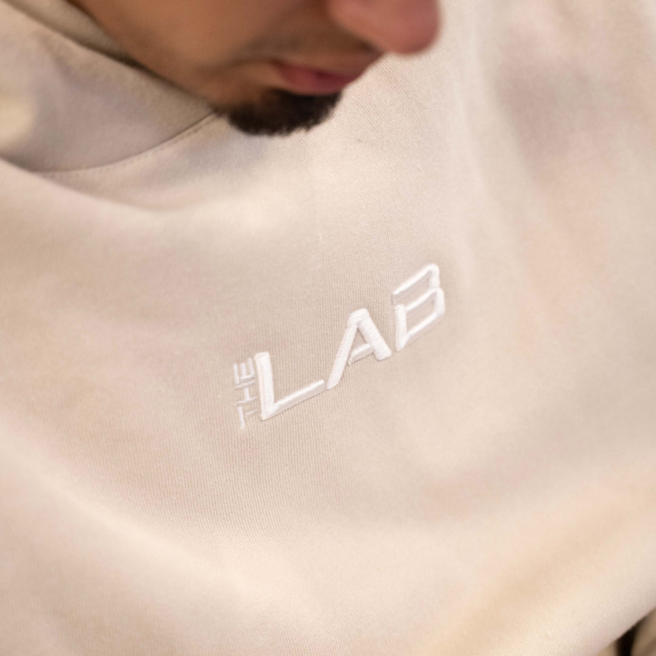 Oversized Premium LAB Hoodie | Cream