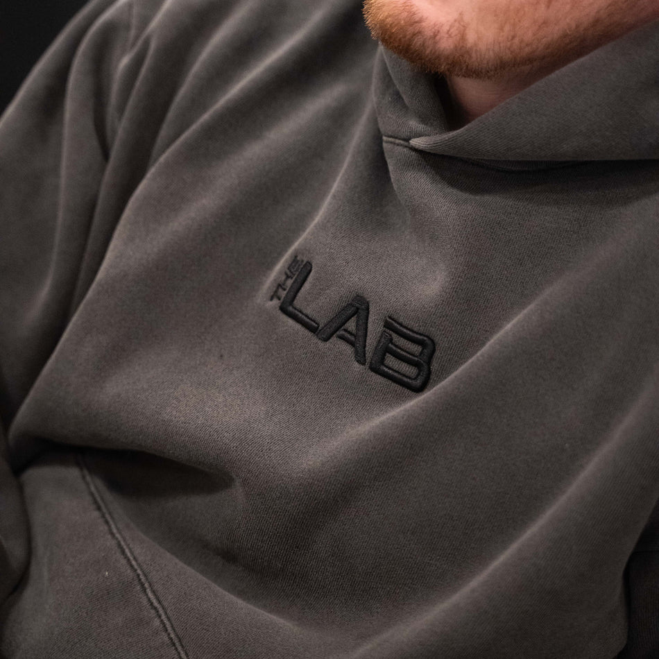 Oversized Premium LAB Hoodie | Charcoal