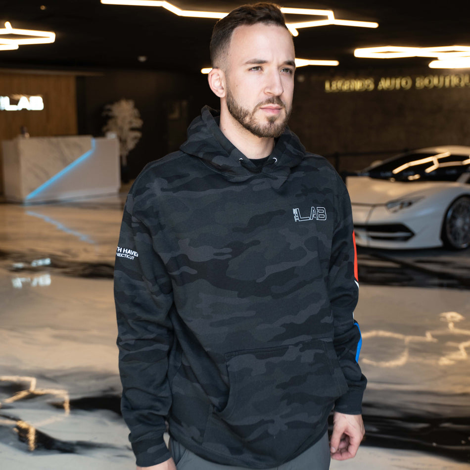Black Camo Lab Hoodie