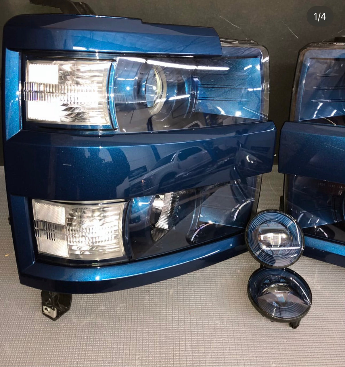 Custom silverado headlights deals