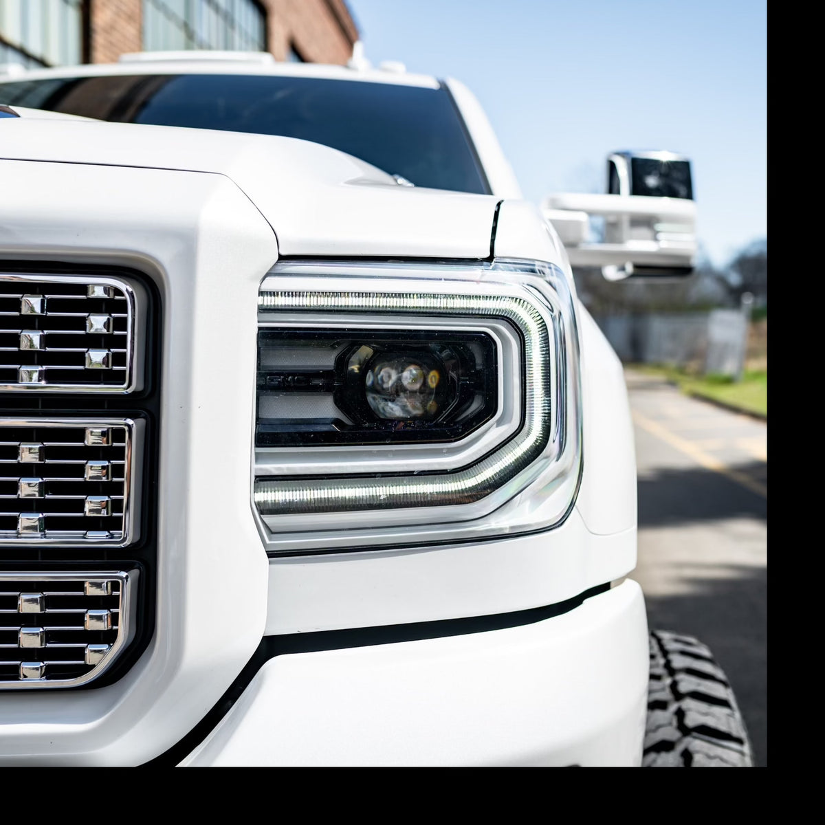 15 19 GMC Sierra to 16 1500 OEM LED Custom Headlight Conversion