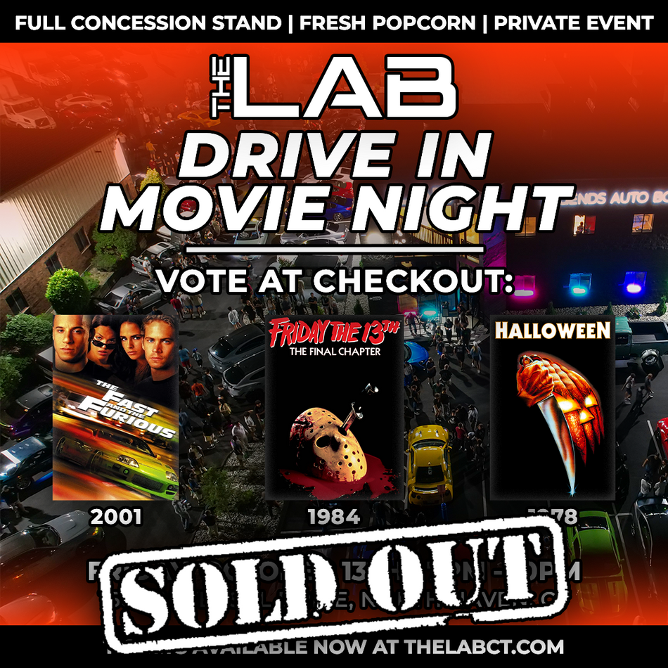 Drive In Movie at The LAB - Vehicle Ticket