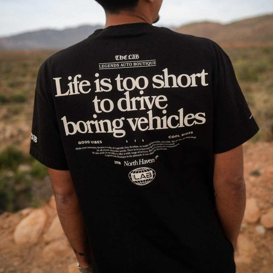 Short Sleeve Boring Vehicles Tee